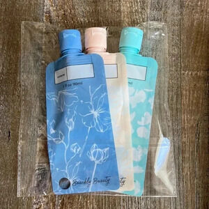Beachly Beauty | Tropical 🏝 Three Pack Travel Pouches